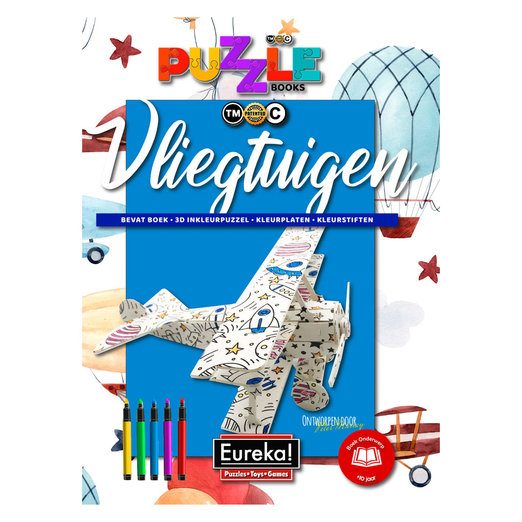 Eureka - 3d puzzel books - vliegtuigen