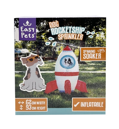 Easypets - summer rocketship sprinkler