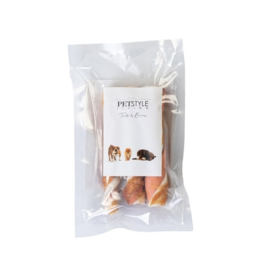 Petstyle Living - Petstyle Living twisted stick multicolor met kip