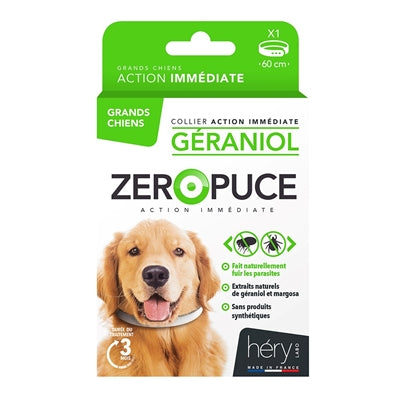 Martin - Hery zeropuce vlooienband hond geraniol zonder chemicalien