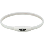 Trixie - lichtgevende halsband hond usb siliconen oplaadbaar meerkleurig