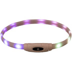 Trixie - lichtgevende halsband hond usb siliconen oplaadbaar meerkleurig