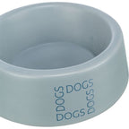 Trixie - voerbak / drinkbak hond dogs keramiek grijsblauw