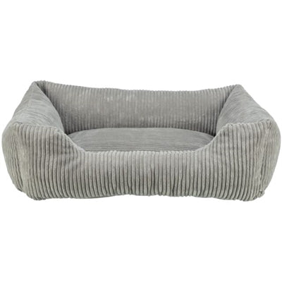 Trixie - hondenmand vital jonna - ribfluweel - grijs - 80x60 cm