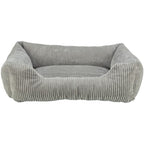 Trixie - hondenmand vital jonna - ribfluweel - grijs - 80x60 cm
