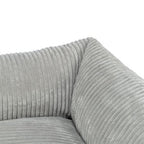 Trixie - hondenmand vital jonna - ribfluweel - grijs - 100x70 cm