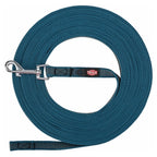 Trixie - hondenriem sleeplijn met rubber anti slip petrol blauw