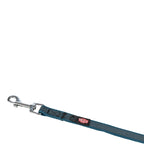 Trixie - hondenriem sleeplijn met rubber anti slip petrol blauw