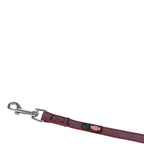 Trixie - hondenriem sleeplijn met rubber anti slip sangria rood