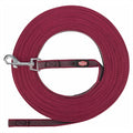 Trixie - hondenriem sleeplijn met rubber anti slip sangria rood