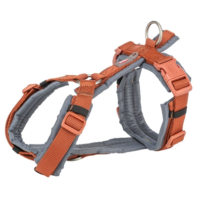 Trixie - hondentuig premium trekking roest bruin / grafiet grijs