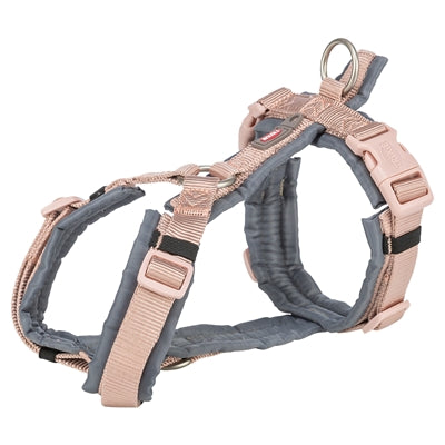 Trixie - hondentuig premium trekking blush roze / grafiet grijs