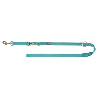 Trixie - hondenriem premium verstelbaar aqua blauw