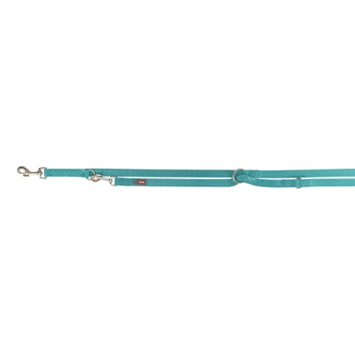 Trixie - hondenriem premium verstelbaar aqua blauw