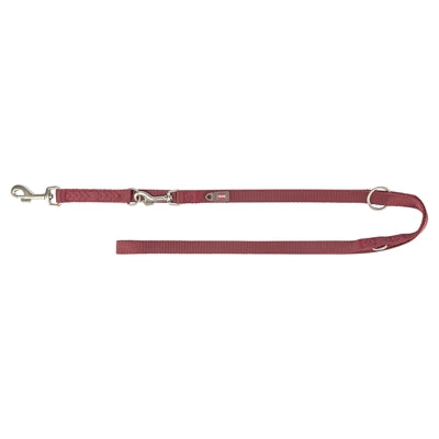 Trixie - hondenriem premium verstelbaar sangria rood