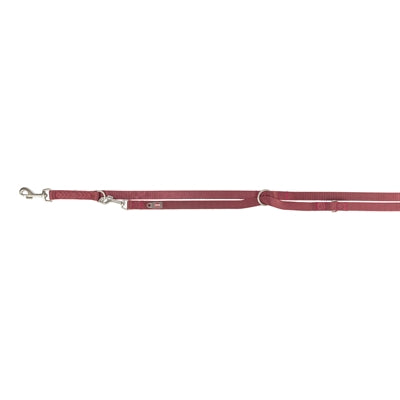 Trixie - hondenriem premium verstelbaar sangria rood