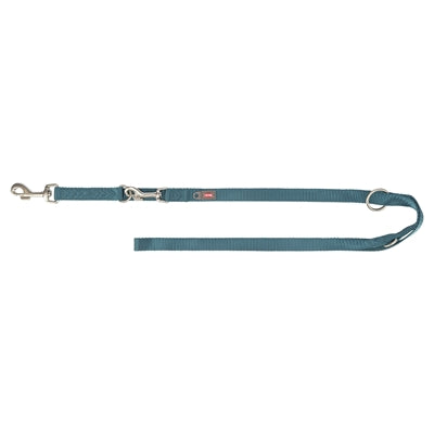 Trixie - hondenriem premium verstelbaar petrol blauw