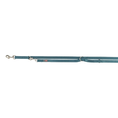 Trixie - hondenriem premium verstelbaar petrol blauw