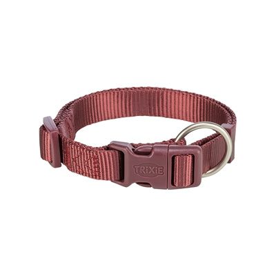 Trixie - halsband hond premium sangria rood