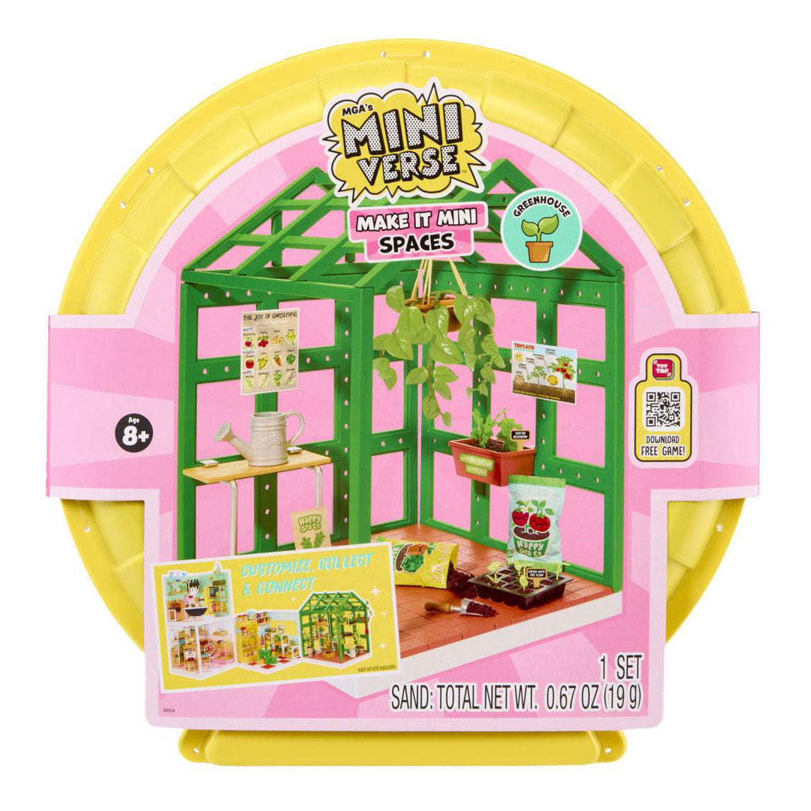 Miniverse - spaces starter pack greenhouse-knutselset - bouwpakket- maak je eigen mini plantenkas!