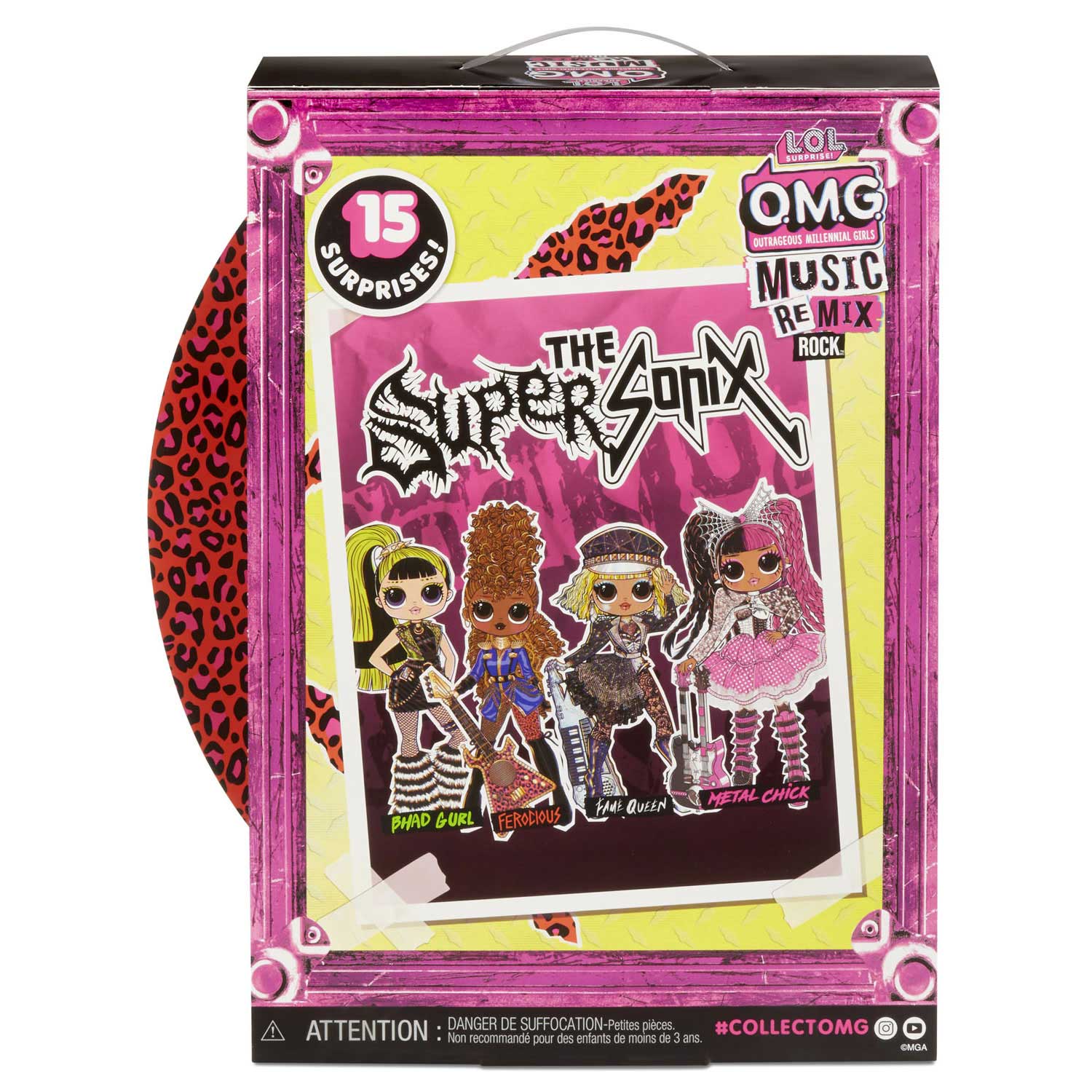 Mga entertainment l.o.l. surprise! omg remix rock - ferocious and bass guitar pop