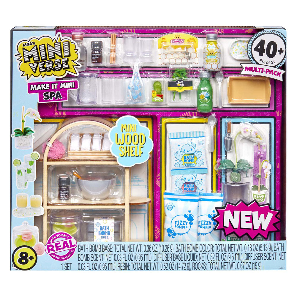 Miniverse - Miniverse make it mini spa - multipakket - knutselset