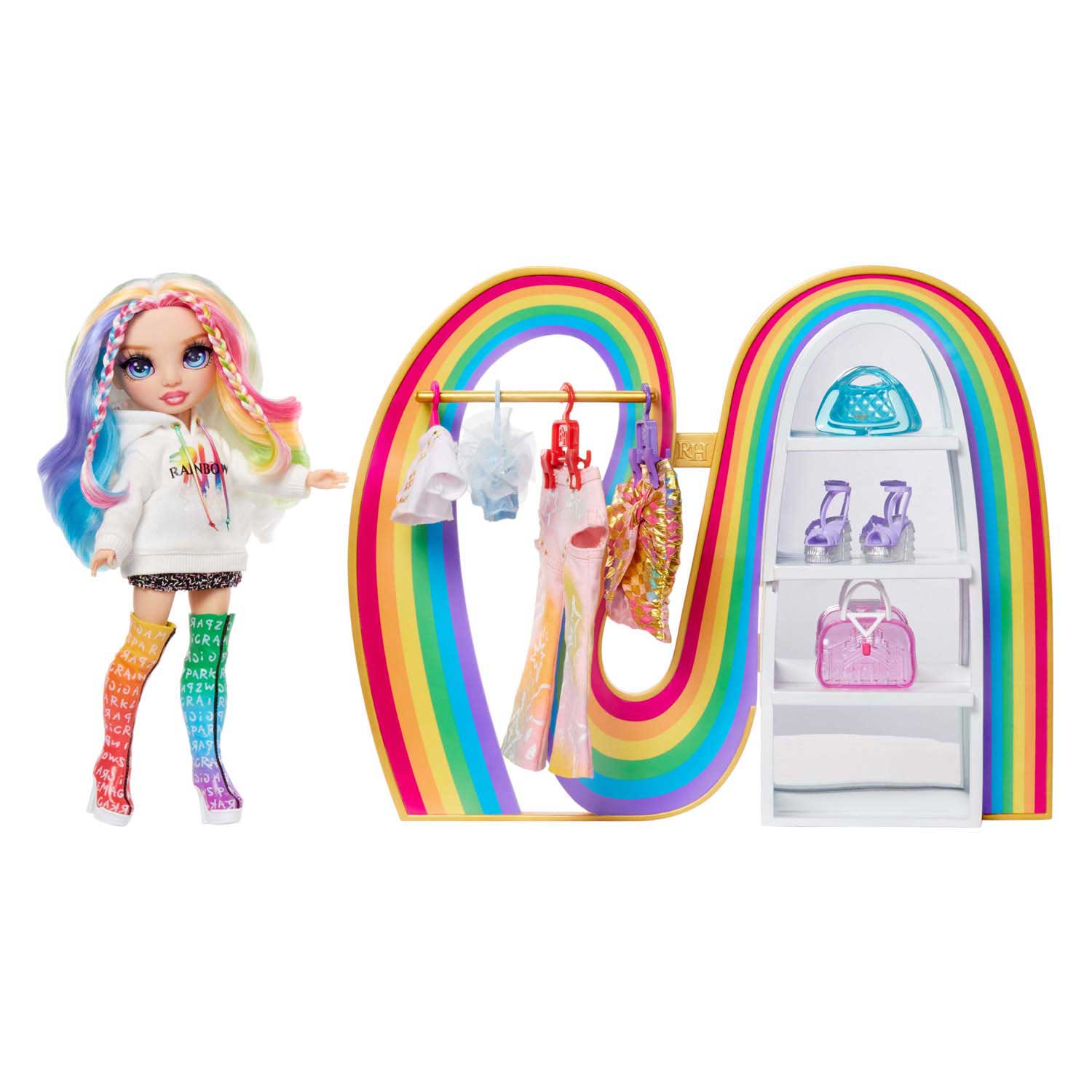Mga entertainment rainbow high amaya's rainbow closet speelset