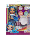 Rainbow high shimmers met slijm-modepop - skyler (blauw)