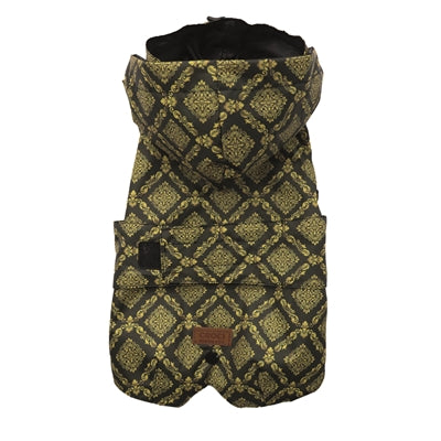 Croci - hondenjas goldfinger waterproof geel / zwart