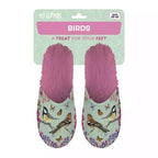 Pantoffel tuinvogels groen roze