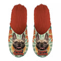 pantoffel french bulldog franse bulldog oranje