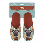 Pantoffel pug mopshond oranje