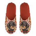 Pantoffel dachshund teckel oranje