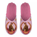 Pantoffel horse roze