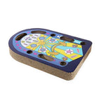 Rosewood krabplank en speelbaan flipperkast blauw