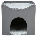 Trixie kattenhuis harvey grijs-wit zwart