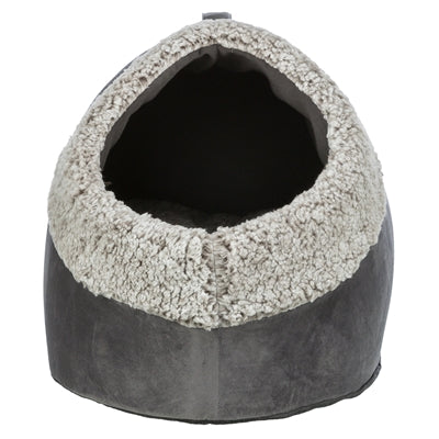 Trixie - kattenmand iglo calida warmtereflecterend grijs-wit / zwart