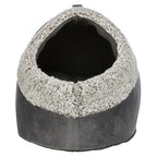 Trixie - kattenmand iglo calida warmtereflecterend grijs-wit / zwart
