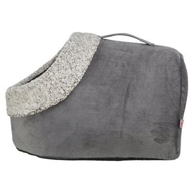 Trixie - kattenmand iglo calida warmtereflecterend grijs-wit / zwart