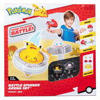 Jazwares pokémon battle spinners met stadion pikachu en mew speelset