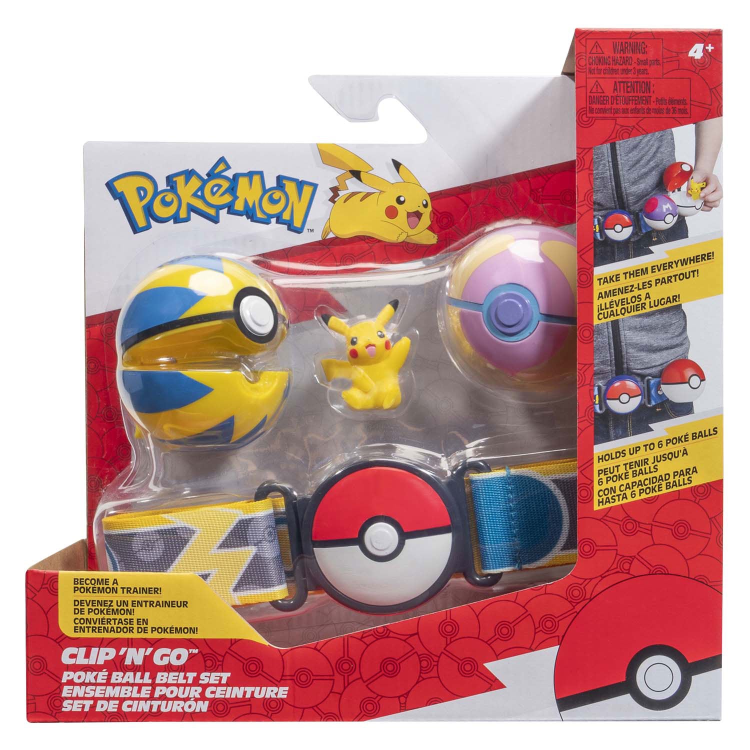 Pokémon clip 'n' go riem pikachu