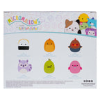 Squishmallows knuffel pluche micromallows - charles, onel, mo, cookie, reed, layla, 6-pack
