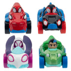Jazwares spidey and friends - metalen voertuigen, 4dlg.