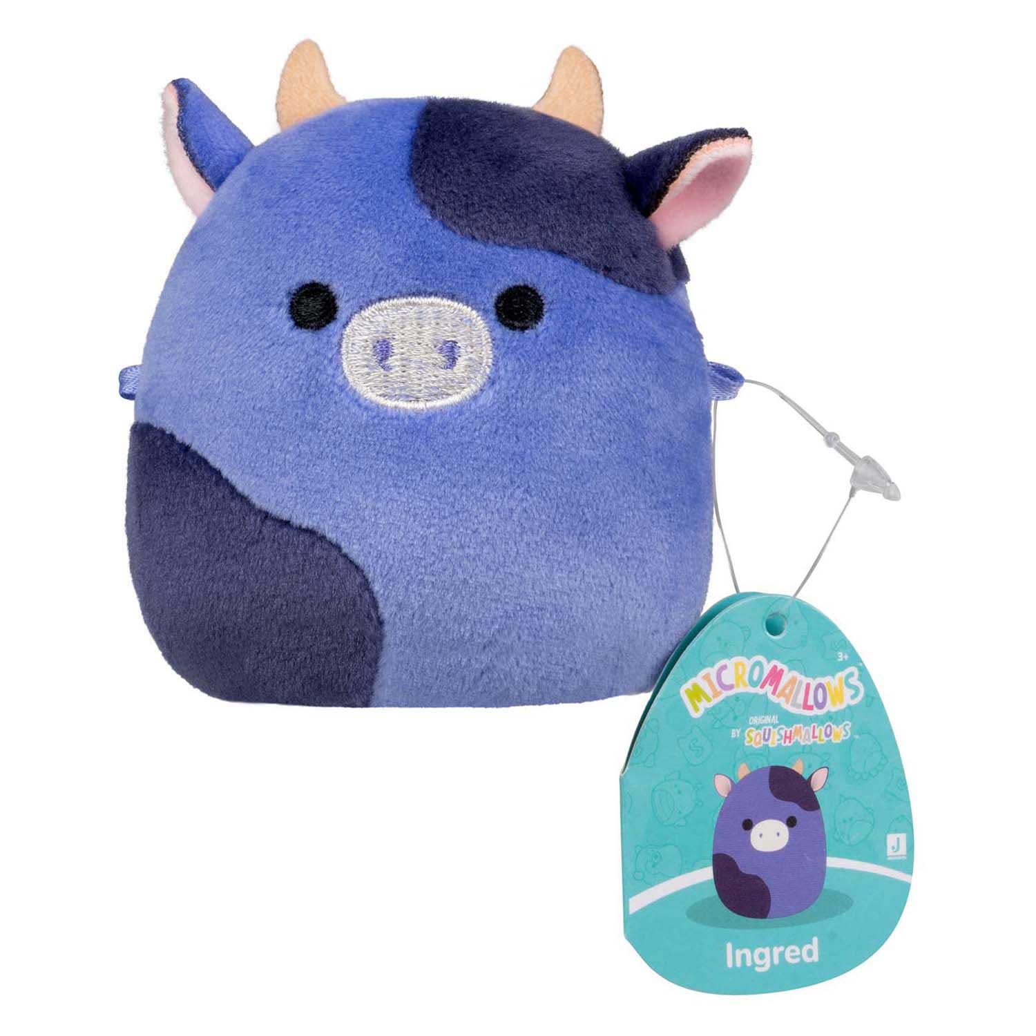 Squishmallows pluche knuffel set micromallows 3-delig verzamelfiguur.