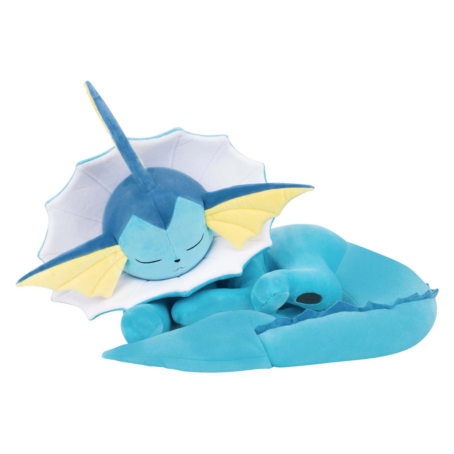 Jazwares pokémon knuffel pluche slapende vaporeon - 45cm