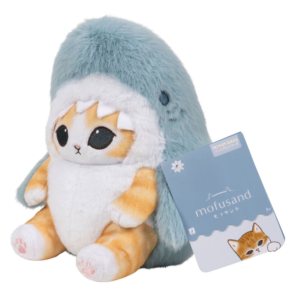 Jazwares - Jazwares Mofusand - premium pluche knuffel haai 20cm