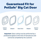 Petsafe adapter kattenluik grote kat voor glas