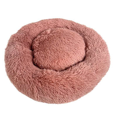Sazzz fluffy - hondenmand - oudroze - 65x65x15 cm
