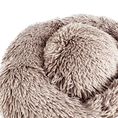 Sazzz fluffy - hondenmand - beige - 65x65x15 cm