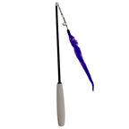 Easypets uitschuifbare kattenhengel worm paars